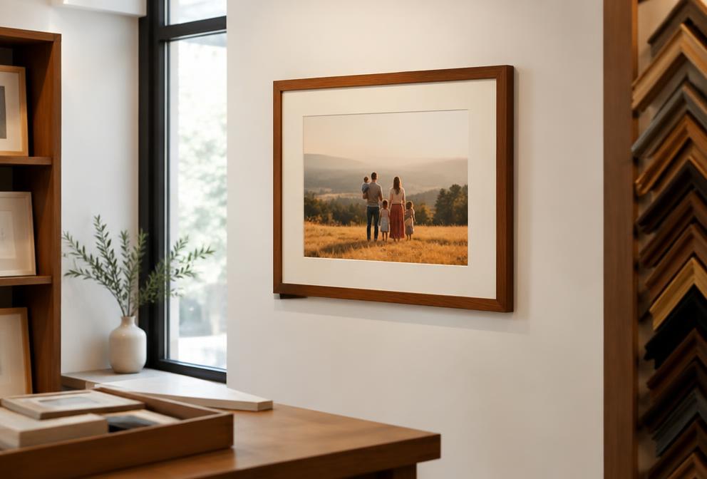 Framed photographs
